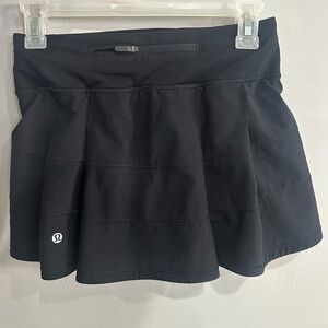 Lululemon Pace Rival Skirt - Size 2, Black